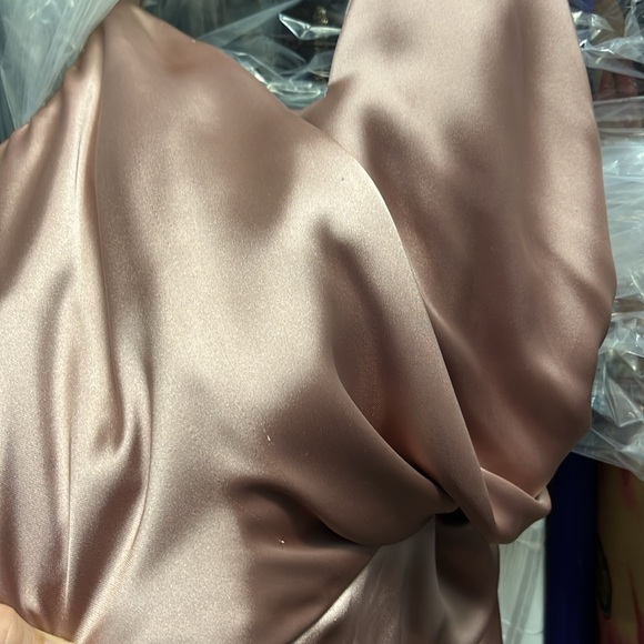 Revelry Rory Bridesmaid Dress (Rose Quartz satin) - Picture 5 of 6
